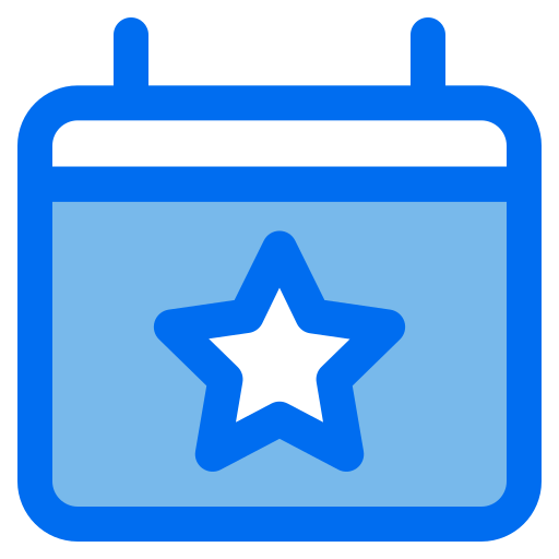 calendriers Generic Blue Icône