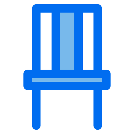 cadeiras Generic Blue Ícone