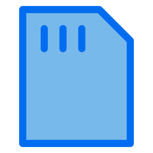 geheugen Generic Blue icoon