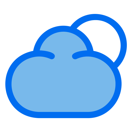雲 Generic Blue icon