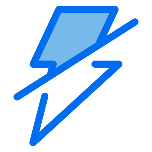 No flash Generic Blue icon