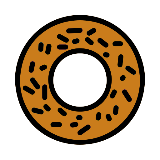 Пончики Generic Outline Color иконка