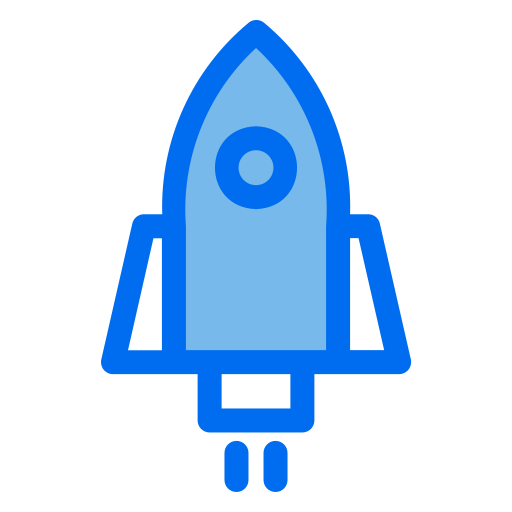 cohete Generic Blue icono