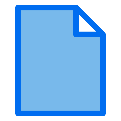 ファイル Generic Blue icon