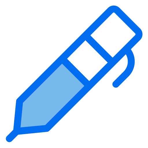 펜 Generic Blue icon