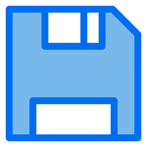 Disk Generic Blue icon