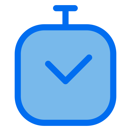 時間 Generic Blue icon