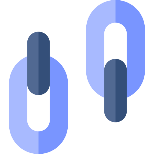 enlace Basic Straight Flat icono