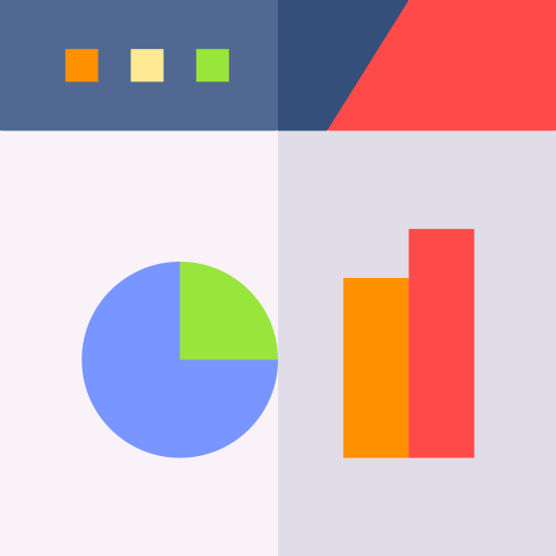 statistiken Basic Straight Flat icon