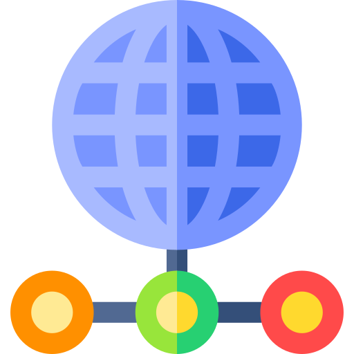 Connection Basic Straight Flat icon