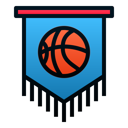 baloncesto Andinur Lineal Color Gradient icono