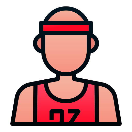 basketball-spieler Andinur Lineal Color Gradient icon