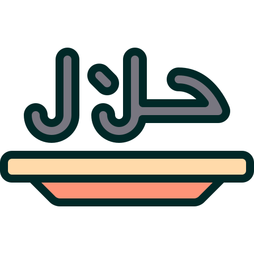 halal Berkahicon Lineal Color ikona