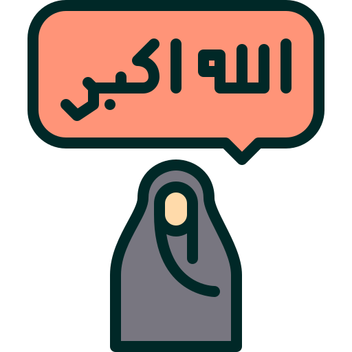 muzułmanin Berkahicon Lineal Color ikona