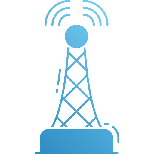 torre de señal Generic Flat Gradient icono