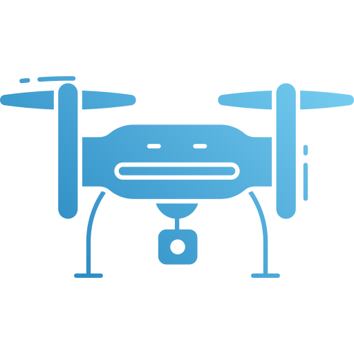 drone Generic Flat Gradient Ícone