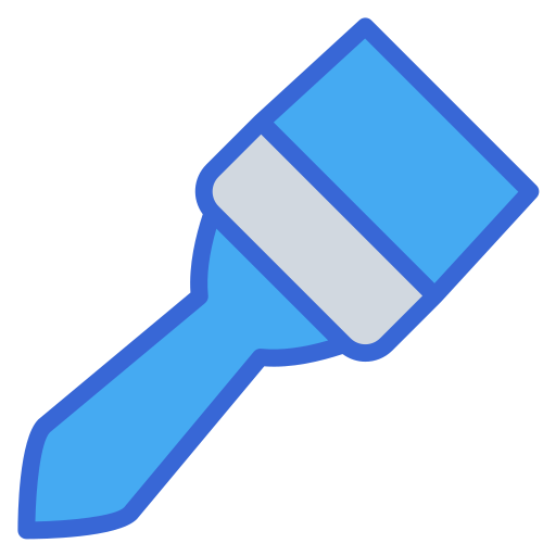 pinselwerkzeug Generic Blue icon