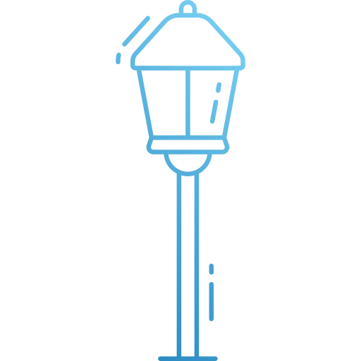 Street lamp Generic Gradient icon