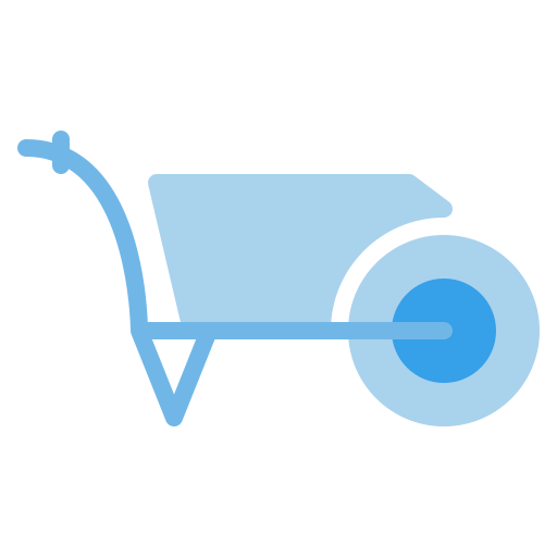 손수레 Generic Blue icon