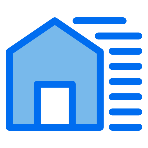 House shadow Generic Blue icon