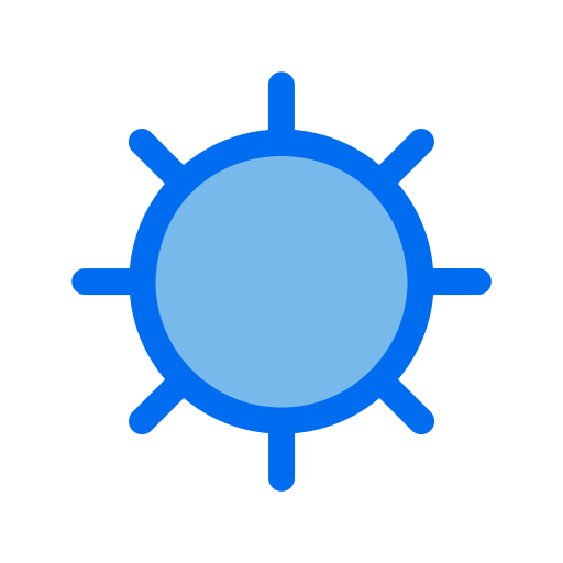 luz de sol Generic Blue icono