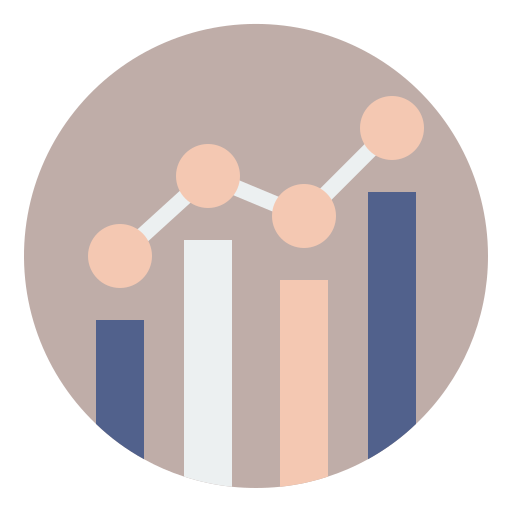 gráfico de barras Generic Flat Ícone