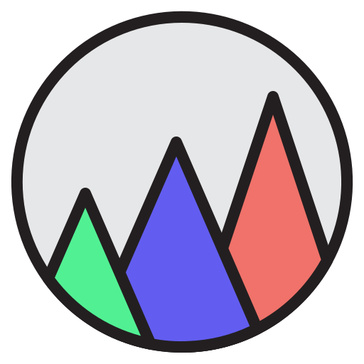 gebiedsgrafiek Generic Outline Color icoon