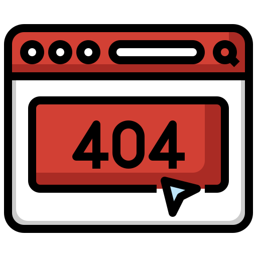 404 오류 Surang Lineal Color icon