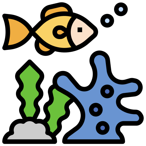 Sea life Surang Lineal Color icon