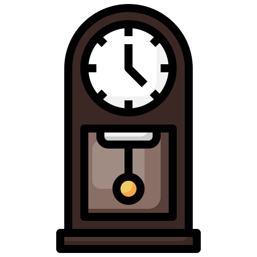 reloj cucú Surang Lineal Color icono