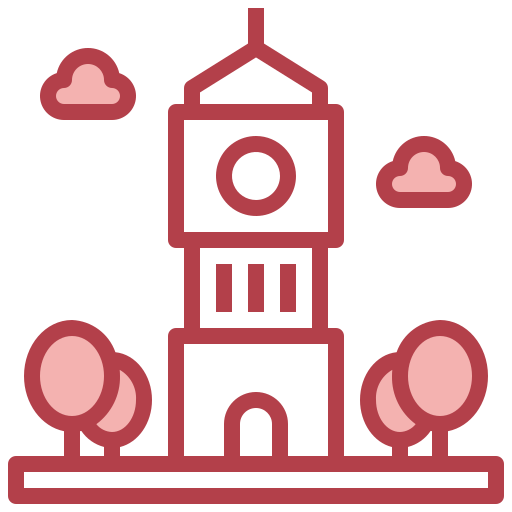 Clock tower Surang Red icon