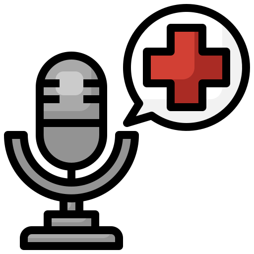 gesundheits-podcast Surang Lineal Color icon