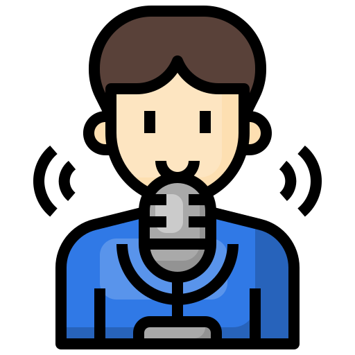 podcaster Surang Lineal Color icon