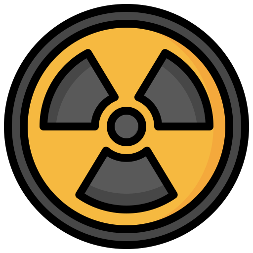 Radiation Surang Lineal Color icon