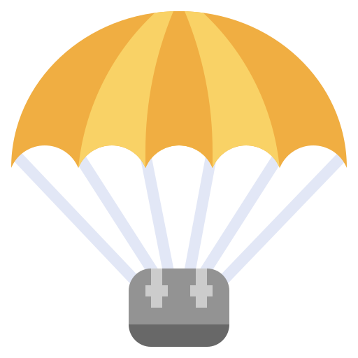 Parachute Surang Flat icon