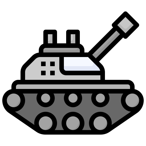 Tank Surang Lineal Color icon