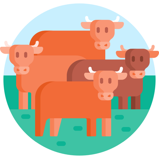 Livestock Detailed Flat Circular Flat icon