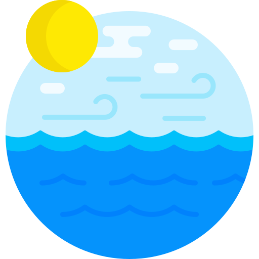 Океан Detailed Flat Circular Flat иконка
