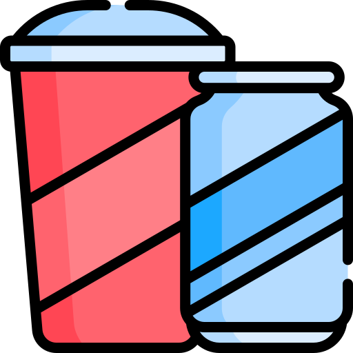 청량 음료 Special Lineal color icon
