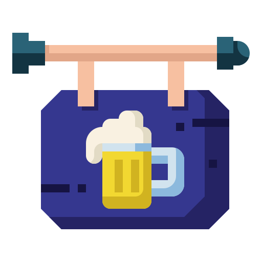cerveza PongsakornRed Flat icono