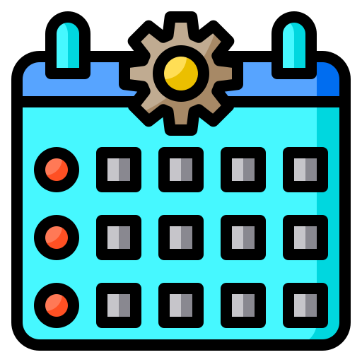 kalender Phatplus Lineal Color icon