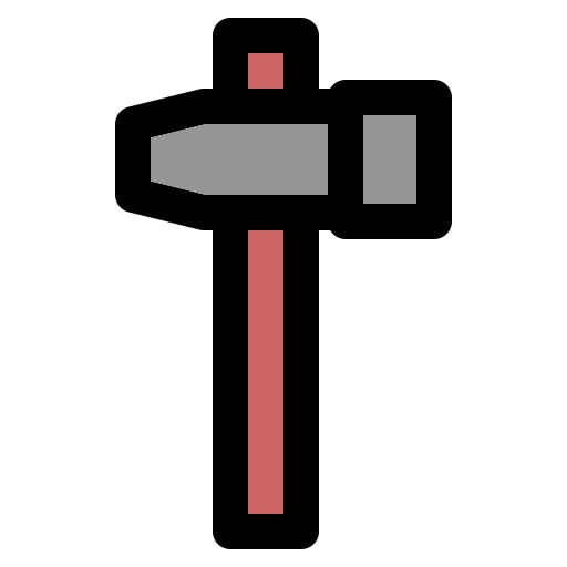 martillo Generic Outline Color icono