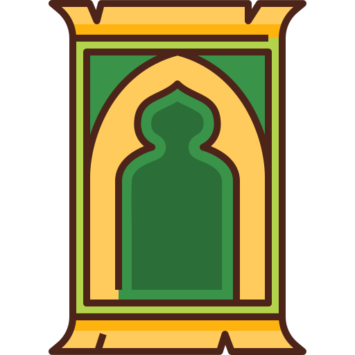 기도 깔개 Generic Outline Color icon