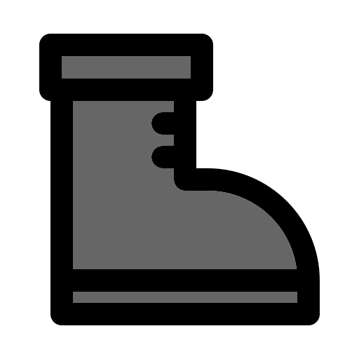 zapato Generic Outline Color icono