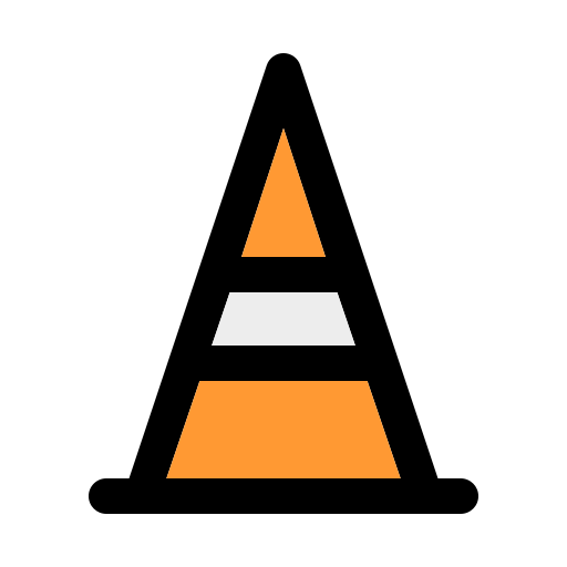 Traffic cone Generic Outline Color icon