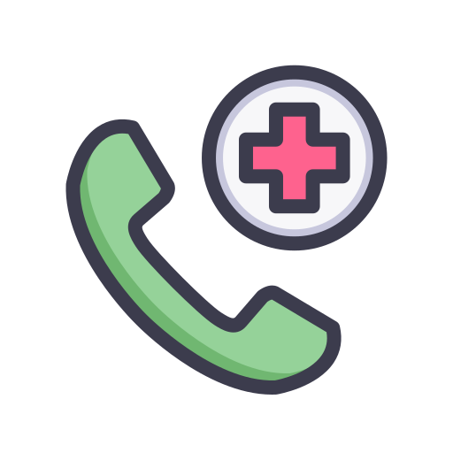 Call Generic Outline Color icon