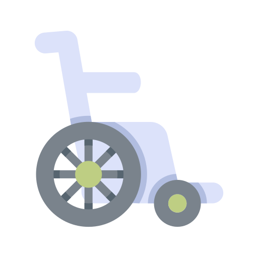 rolstoel Generic Flat icoon