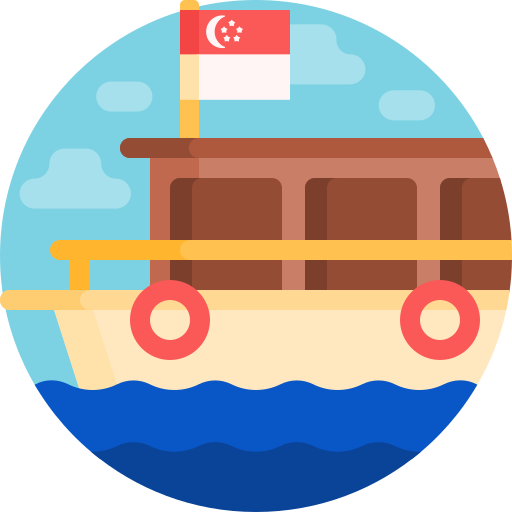 船 Detailed Flat Circular Flat icon