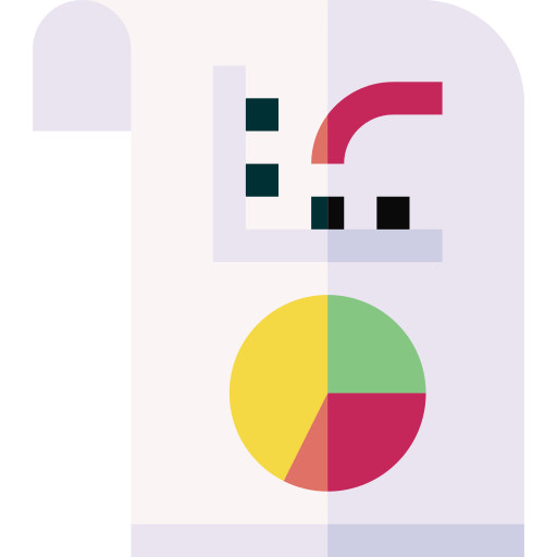 보고서 Basic Straight Flat icon