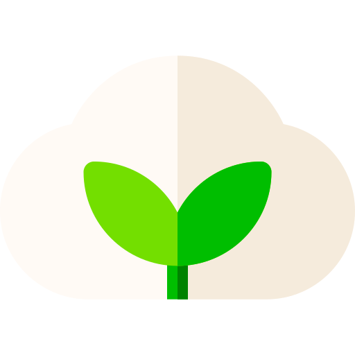 Cloud storage Basic Rounded Flat icon